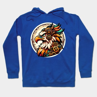 Steampunk Anthro Avian Griffin Art Hoodie